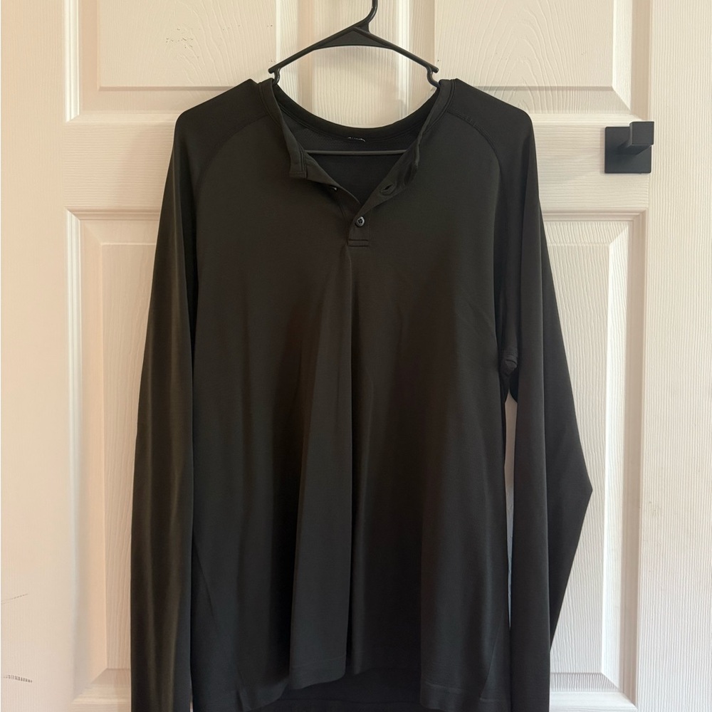 lululemon athletica Dark Gray Long Sleeve Shirt